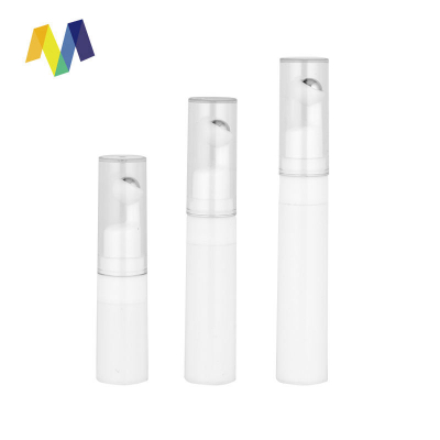 Hot-selling 5ml 10ml 15ml Plastic Eye cream Airless Pump Lotion Bottle Cosmetic Packaging Stainless Steel Roller on Ball