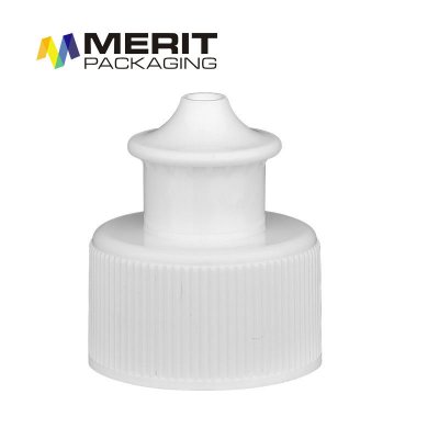 White Black Plastic Bottle Cap Closure PP Screw Cap null