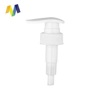 33mm 38mm White Ribbed Plastic Soap Pump for Cosmetic Bottle