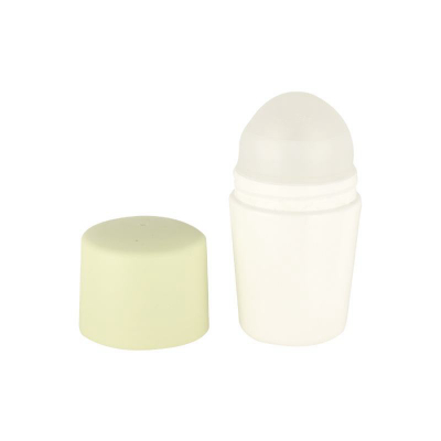 Empty Oil Bottle Antiperspirant 30ml Big Ball Frosted Roll On Bottle With White Plastic Screw Cap Wholesale