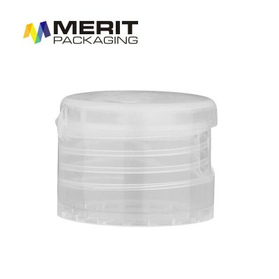 Screw Cap Plastic Lids 20mm 24mm 28mm Cosmetic Packaging Plastic Stripe Flip Top Cap