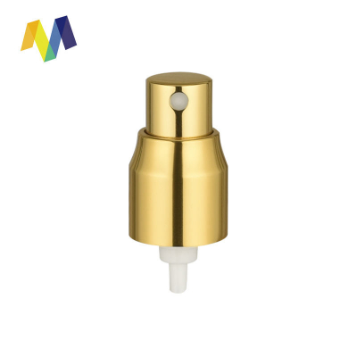 Custom Luxury 20/410 Fine Mist Sprayer Gold Aluminum Cosmetic Spray Pump